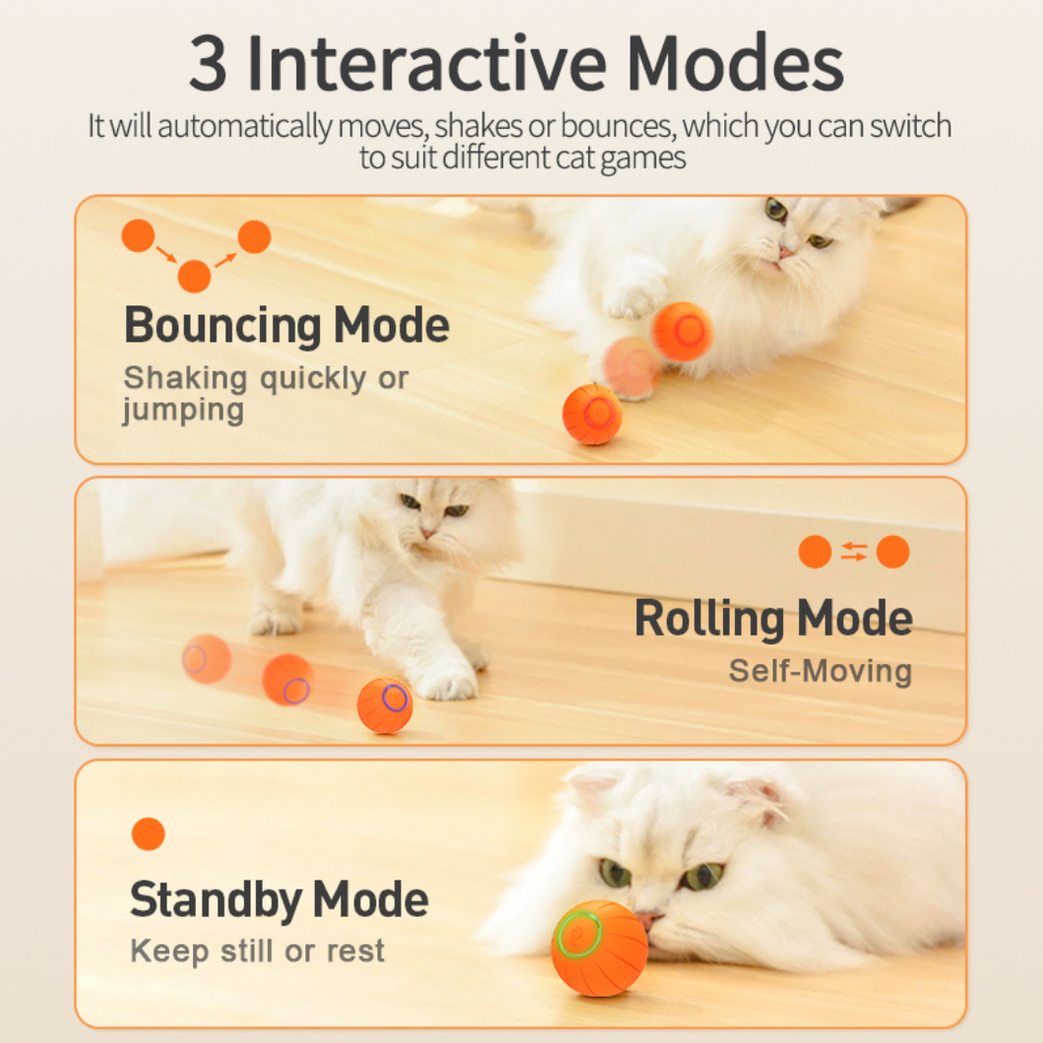 The KittyBall™ - Smart Cat Ball