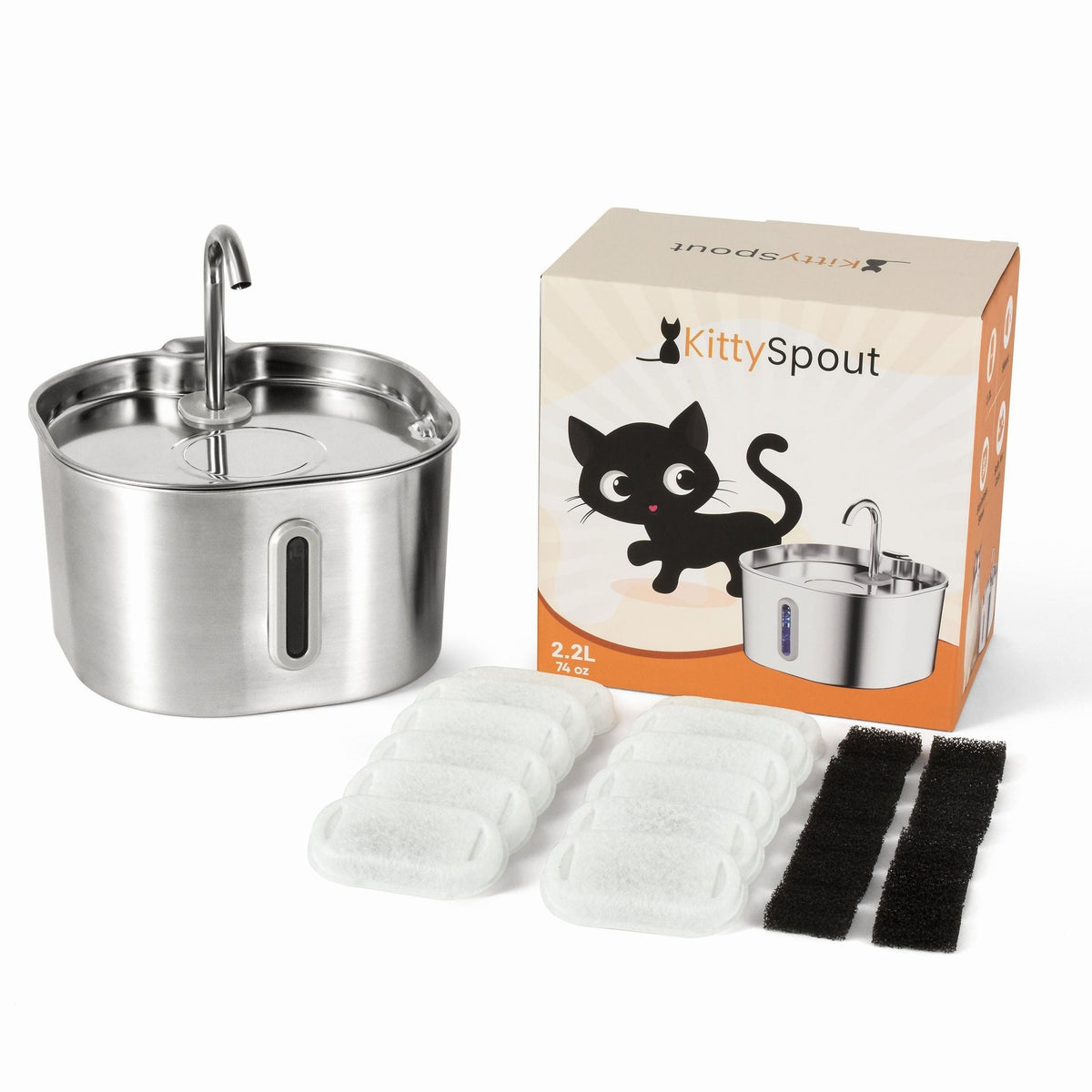 The KittySpout™ - 2.2L Hydration & Health Bundle