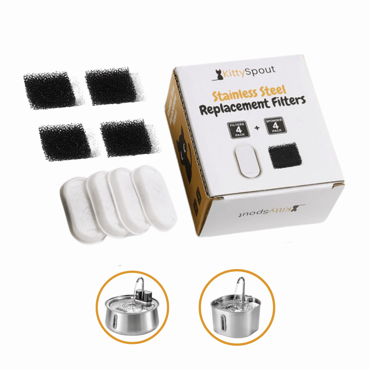 Wireless 2.0 & 2.2L Fountain Filters